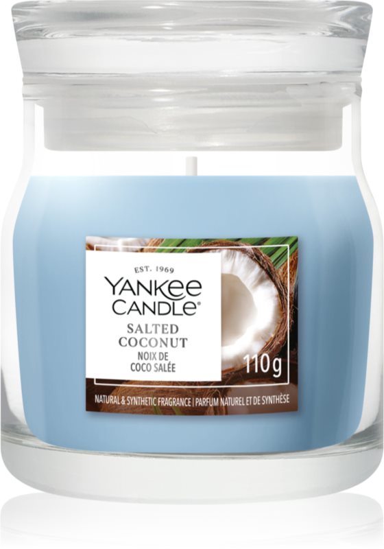 Yankee Candle Salted Coconut lumânare parfumată Signature 110 g