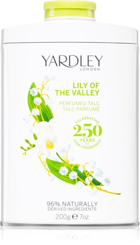 Yardley Lily Of The Valley pudră parfumată 200 g
