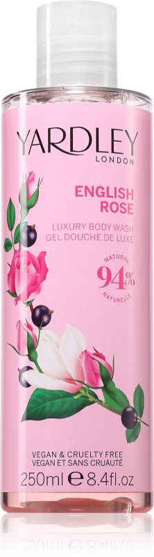 Yardley English Rose gel de duș pentru femei 250 ml