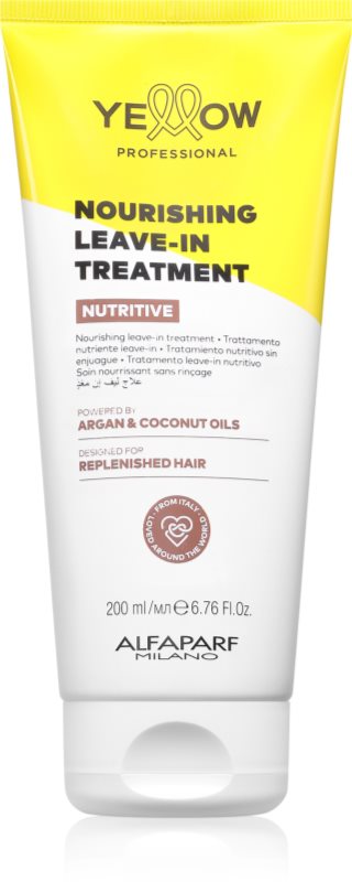 Yellow Professional Nutritive Nourising Leave-in Treatment ingrijire leave-in pentru par uscat si fragil 200 ml