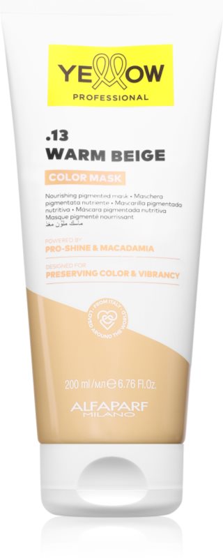 Yellow Professional Color Mask mască colorantă