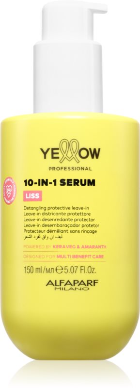 Yellow Professional Liss 10-IN-1 Serum ser fara clatire pentru netezirea parului 150 ml