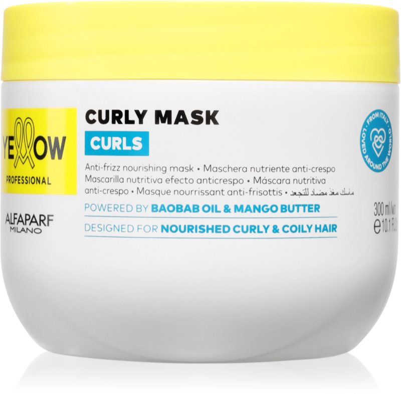 Yellow Professional Curls Curly Mask masca pentru par ondulat si cret 300 ml