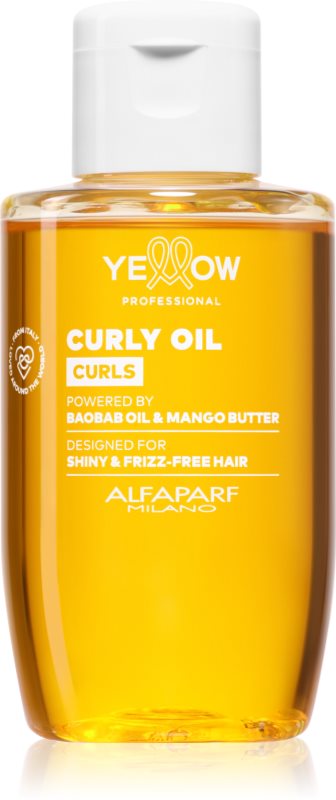 Yellow Professional Curls Curly Oil ulei pentru strălucire pentru păr creț 100 ml