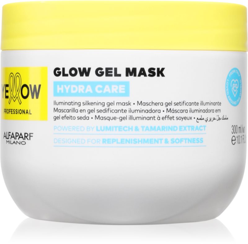 Yellow Professional Hydra Care Glow Gel Mask masca gel pentru toate tipurile de păr 300 ml