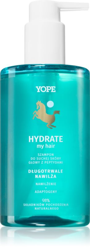 Yope HYDRATE my hair sampon hidratant pentru un scalp uscat, atenueaza senzatia de mancarime 300 ml