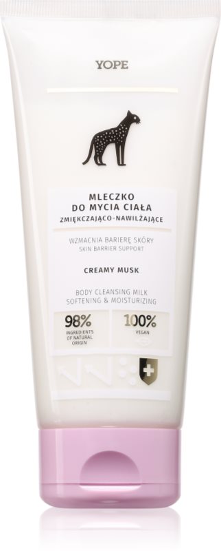 Yope Creamy Musk gel de dus relaxant cu efect de hidratare 200 ml