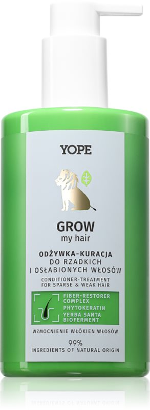 Yope Grow My Hair balsam pentru volum pentru păr slab 300 ml