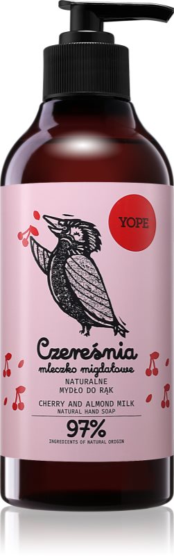 Yope Cherry & Almond Milk săpun natural de maini 500 ml