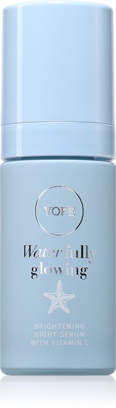 Yope Waterfully Glowing Brightening Night Serum ser stralucire cu vitamina C 30 ml