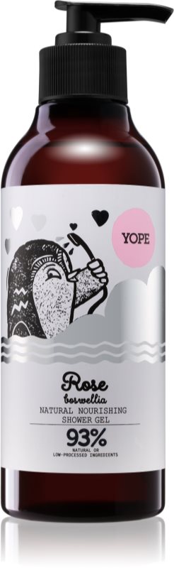 Yope Rose & Boswellia gel de duș cu efect de nutritiv 400 ml