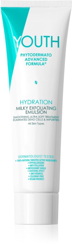 YOUTH Hydration Milky Exfoliating Emulsion gel exfoliant de curățare 100 ml