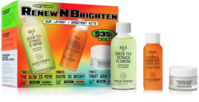 Youth To The People Renew'N Brighten set cadou