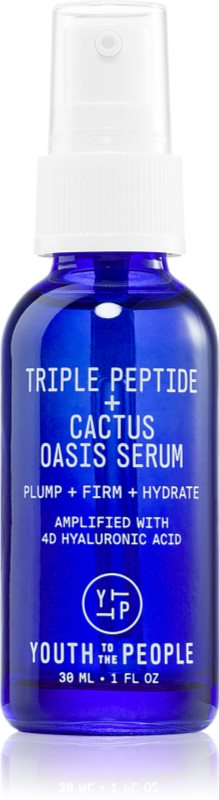 Youth To The People Oasis Triple Peptide + Cactus Serum ser facial pentru față și gât 30 ml