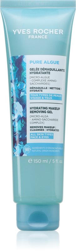 Yves Rocher Pure Algue Gel demachiant cu efect de hidratare 150 ml