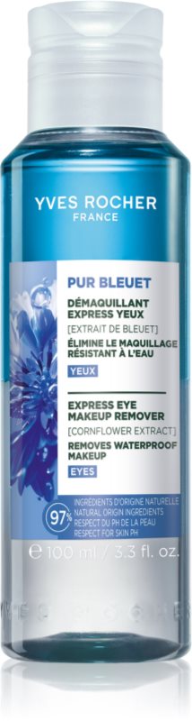 Yves Rocher Pur Bleuet demachiant pentru ochi in doua faze demachiant pentru ochi in doua faze