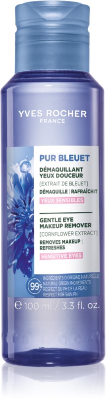 Yves Rocher Pur Bleuet demachiant petru ochi sensibili pentru ochi sensibili 100 ml