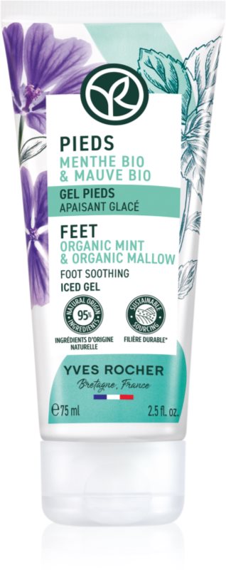 Yves Rocher Pieds gel racoritor pentru picioare Organic Mint & 75 ml
