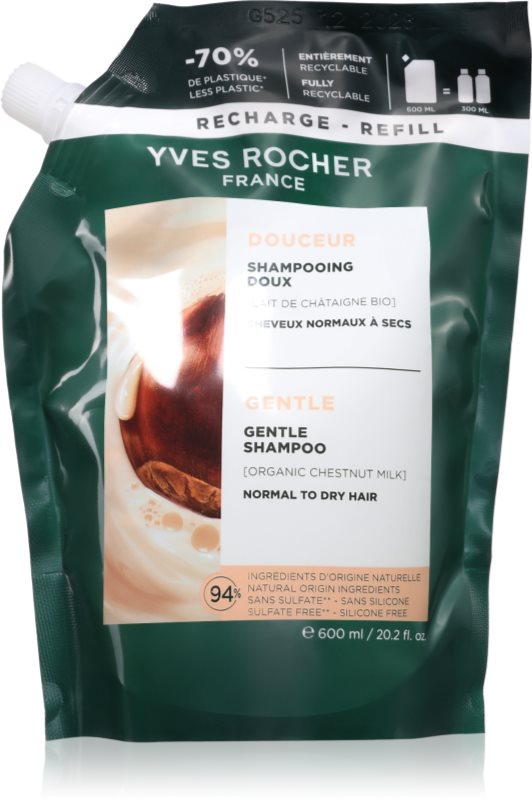 Yves Rocher Douceur sampon pentru netezire 600 ml