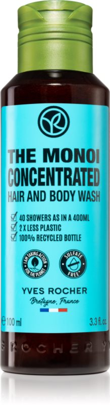 Yves Rocher Monoi gel de duș pentru corp si par 100 ml