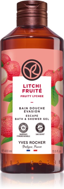 Yves Rocher Fruity Lichee gel de duș 400 ml