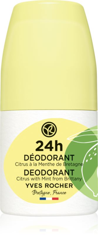 Yves Rocher 24 H deodorant roll-on Citrus & Mint 50 ml