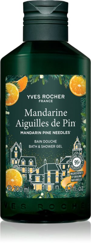 Yves Rocher Mandarin Pine Needles gel de dus revigorant 400 ml