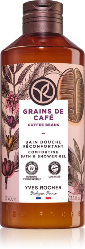 Yves Rocher Bain de Nature gel calmant pentru dus Coffee Beans 400 ml