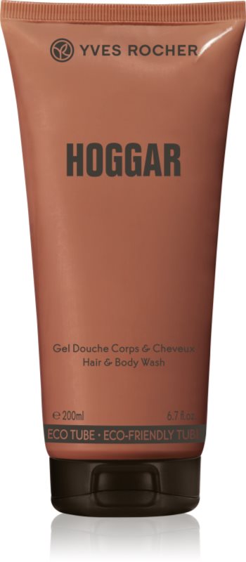 Yves Rocher Hoggar gel de dus pentru corp si par pentru barbati 200 ml