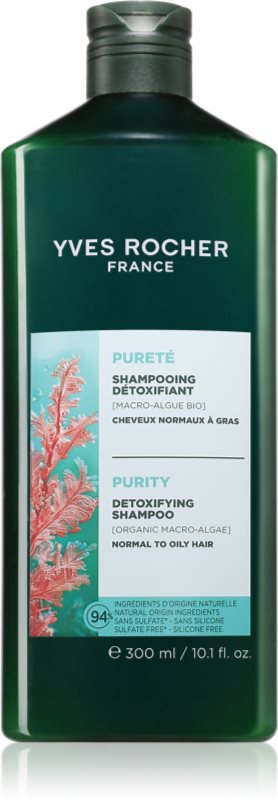 Yves Rocher Pureté șampon detoxifiant pentru curățare