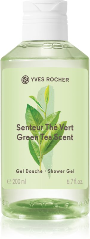 Yves Rocher Green Tea gel de dus revigorant 200 ml
