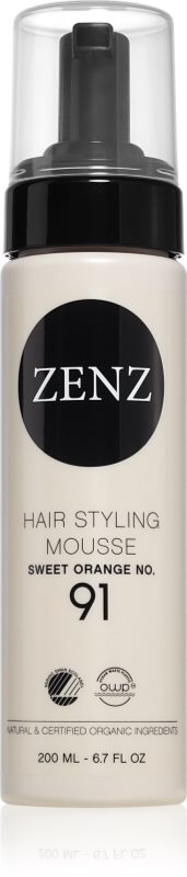 ZENZ Organic Sweet Orange No. 91 spuma pentru par deteriorat 200 ml