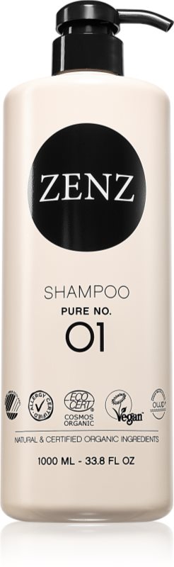 ZENZ Organic Pure No. 01 sampon hidratant fara parfum 1000 ml