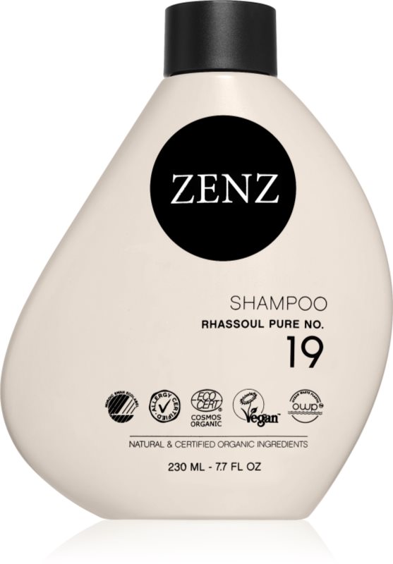 ZENZ Organic Rhassoul Pure No. 19 sampon hidratant cu efect de condiționer