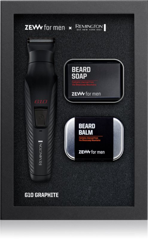 Zew For Men Remington G10 Graphite set de tuns barba si corp