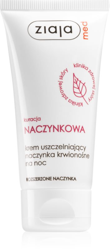 Ziaja Med Capillary Care crema de noapte de restaurare pentru a preveni formarea de noi capilare extinse 50 ml