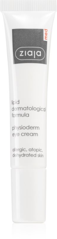Ziaja Med Lipid Dermatological Formula crema fiziologica pentru zona ochilor si pentru piele sensibila si alergica 15 ml