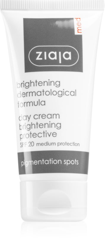 Ziaja Med Whitening Care crema protectiva impotriva petelor pigmentare SPF 20 50 ml