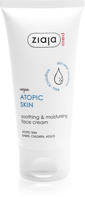 Ziaja Med Atopic Skin crema calmanta pentru piele uscata spre atopica 50 ml