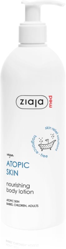 Ziaja Med Atopic Skin lotiune hidratanta pentru piele atopica destinata copiilor si adultiilor 400 ml