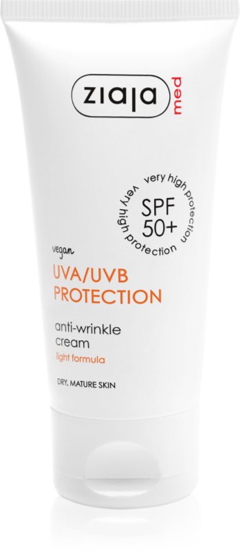 Ziaja Med Protecting UVA + UVB crema contur pentru bronzat SPF 50+ 50 ml
