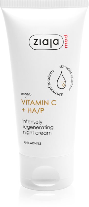 Ziaja Med Vitamin C cremă de noapte antioxidantă cu efect de regenerare 50 ml