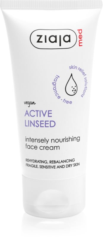 Ziaja Med Linseed Crema de fata Hrănitoare pentru zi și noapte 50 ml