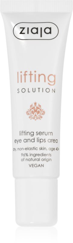 Ziaja Lifting Solution ser cu efect de lifting zona ochilor si a buzelor 30 ml