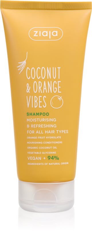 Ziaja Coconut & Orange Vibes sampon hidratant pentru toate tipurile de păr 200 ml