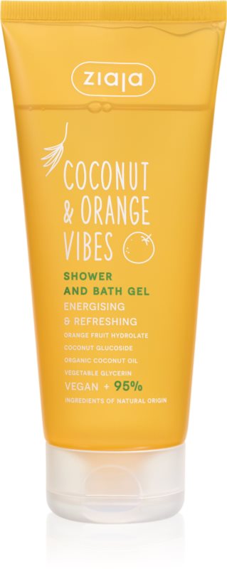 Ziaja Coconut & Orange Vibes gel de dus si baie 200 ml