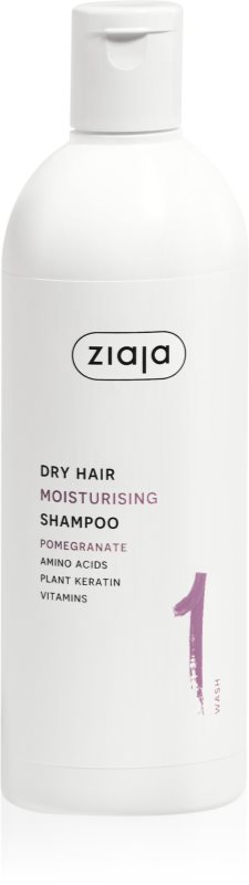 Ziaja Plant Essentials Pomegranate sampon hidratant pentru par uscat 400 ml