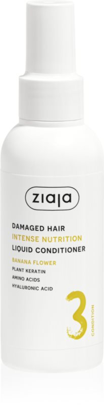Ziaja Plant Essentials Banana Flower balsam (nu necesita clatire) pentru par deteriorat 125 ml