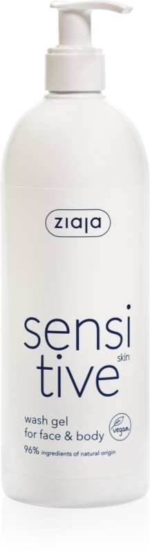 Ziaja Sensitive gel de curatare pentru fata pentru piele sensibila si iritata 400 ml