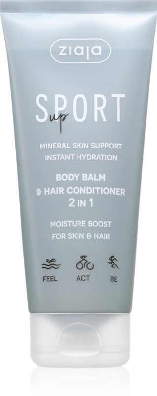 Ziaja Sport Up Body Balm & Hair Conditioner balsam pentru corp si par 200 ml